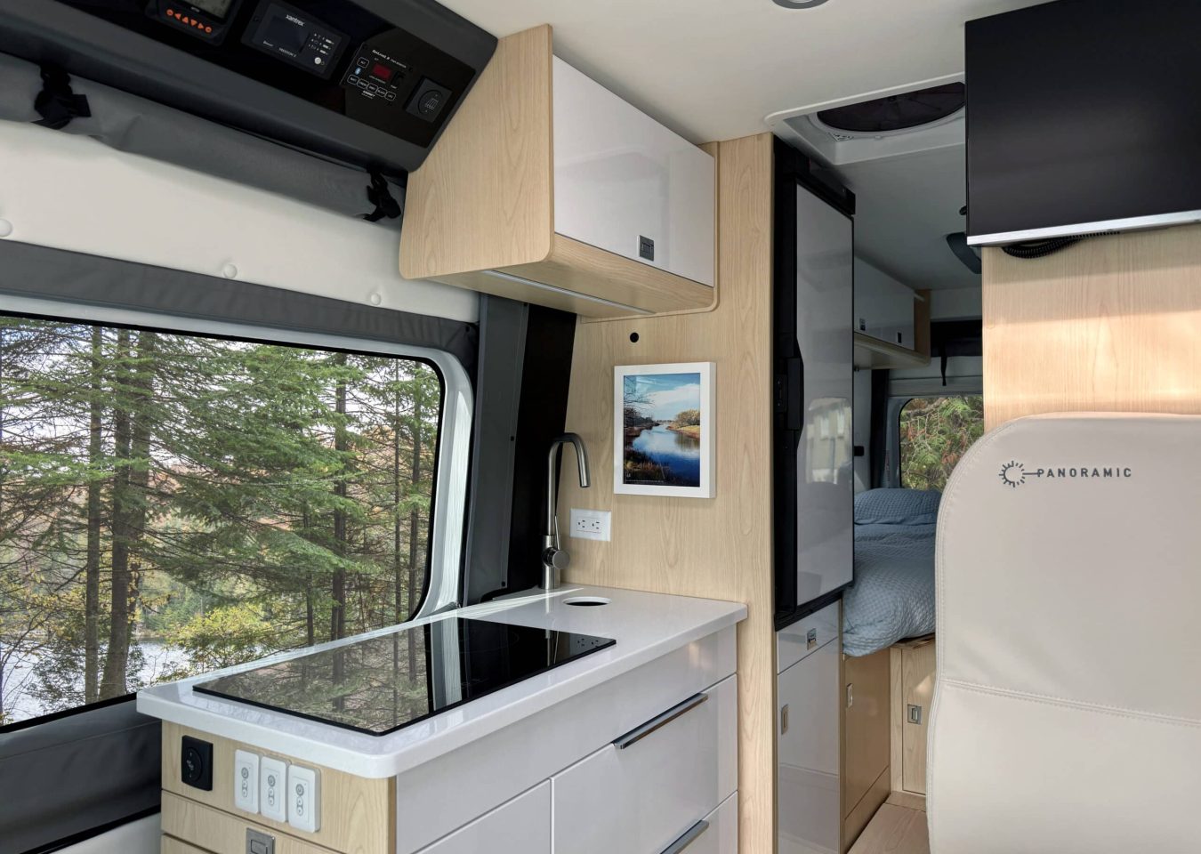 Panoramic, VR, RV, RAM, ProMaster, GL, cuisine, évier