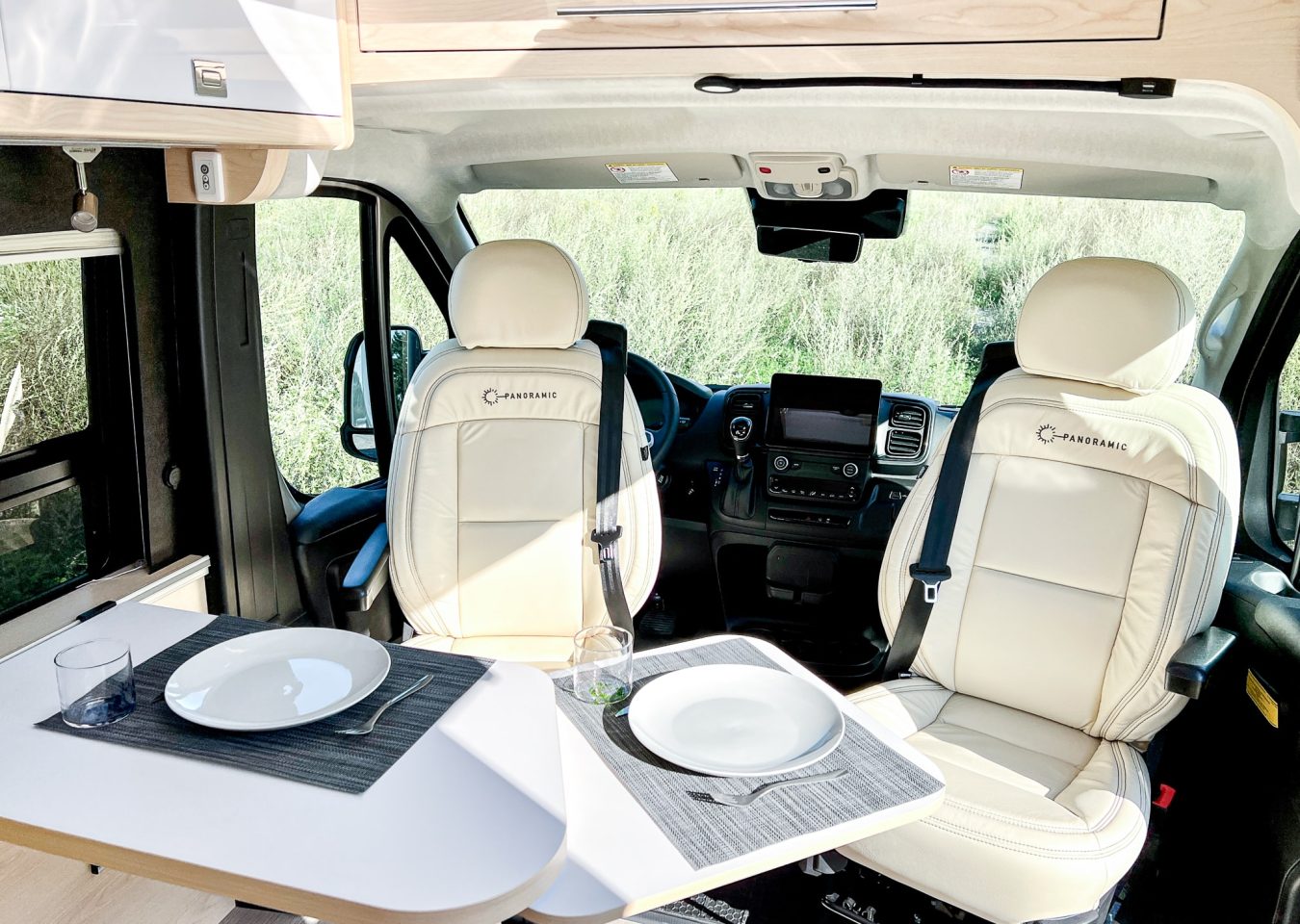 Panoramic, Classique, intérieur, table, interior, seats, RV, VR